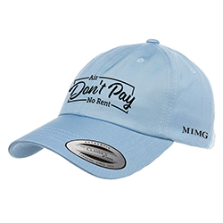 AIR DON'T PAY RENT HATS